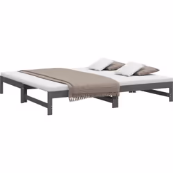 Ce lit de jour en bois polyvalent peut être utilisé comme lit dans votre chambre à coucher et s'intègre également parfaitemen ...