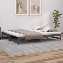 Ce lit de jour en bois polyvalent peut être utilisé comme lit dans votre chambre à coucher et s'intègre également parfaitemen ...