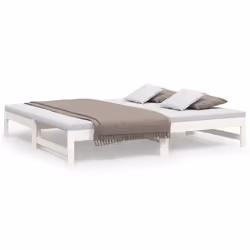 VidaXL 823410, lit sofa, Blanc, Bois de pin, 2055 mm, 820 mm, 300 mm
