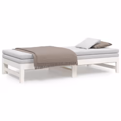 VidaXL 823415 canapé lit sofa Blanc - Vue supplémentaire 5