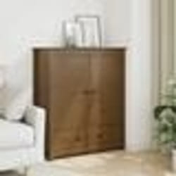 vidaXL Buffet Marron miel 83x41,5x100 cm Bois massif de pin