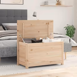 vidaXL Boîte de rangement 80x40x45,5 cm Bois massif de pin