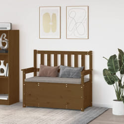 Vidaxl - Banc Marron miel 112,5x51,5x96,5 cm Bois de pin massif