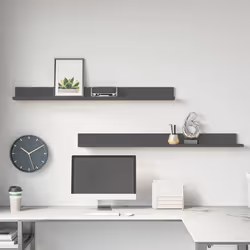 VidaXL 823611 étagères Pin Gris