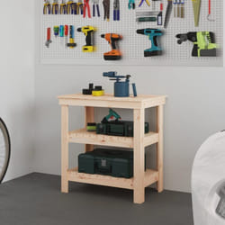 Vidaxl - Banc de travail 78,5x50x80 cm Bois de pin massif
