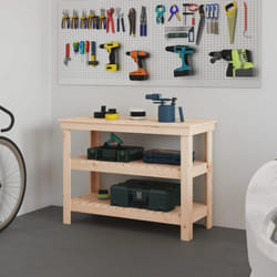 Vidaxl - Banc de travail 110,5x50x80 cm Bois de pin massif