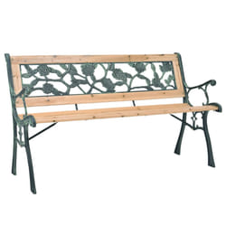VidaXL 319571 banc de jardin Bois, Fer, Polyvinyl chloride (PVC)