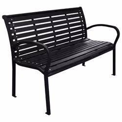 VidaXL 319578, Noir, Bois, Acier, 110 kg, Adultes et enfants, 1160 mm, 590 mm
