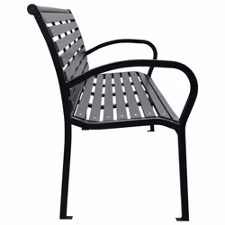 VidaXL 319578 banc de jardin Bois, Acier