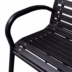 VidaXL 319578 banc de jardin Bois, Acier - Vue supplémentaire 4