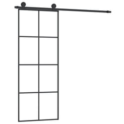 vidaXL Porte coulissante avec kit de quincaillerie 76x205 cm Verre ESG