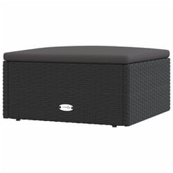 VidaXL 319589 banc de jardin Rotin, Acier