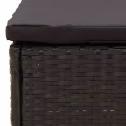 VidaXL 319589 banc de jardin Rotin, Acier - Vue supplémentaire 6