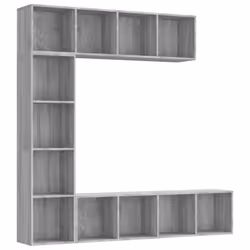 VidaXL 3152714, Gris, Chêne, Bois, Bois, 1800 mm, 300 mm, 1800 mm