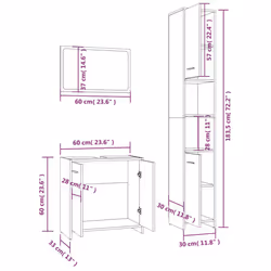 VidaXL 3152717 ensemble de meuble de salle de bain - Vue supplémentaire 6