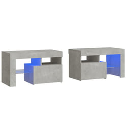 VidaXL 3152773 Table de nuit et table de chevet Couleur du béton