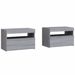 VidaXL 3152829 Table de nuit et table de chevet Chêne