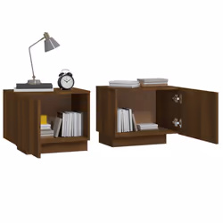 VidaXL 3152834 Table de nuit et table de chevet Chêne