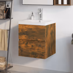 VidaXL 3152861 miroir de salle de bain et armoire de rangement pour évier