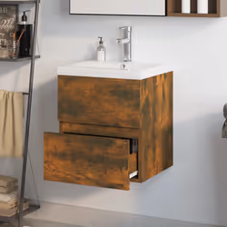 VidaXL 3152861 miroir de salle de bain et armoire de rangement pour évier