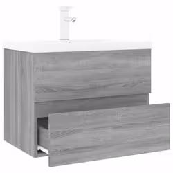 VidaXL 3152871 miroir de salle de bain et armoire de rangement pour évier