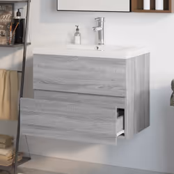VidaXL 3152871 miroir de salle de bain et armoire de rangement pour évier - Vue supplémentaire 4