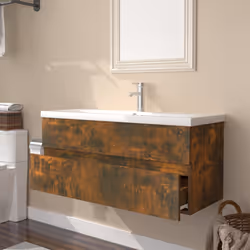 VidaXL 3152885 miroir de salle de bain et armoire de rangement pour évier