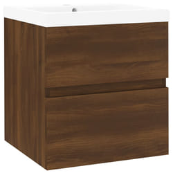 VidaXL 3152887 miroir de salle de bain et armoire de rangement pour évier