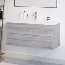 VidaXL 3152889 miroir de salle de bain et armoire de rangement pour évier