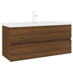 VidaXL 3152890 miroir de salle de bain et armoire de rangement pour évier