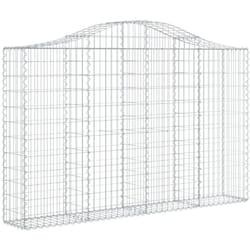Vidaxl - Panier de gabions arqué 200x30x120/140 cm Fer galvanisé