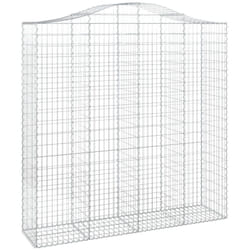 Vidaxl - Panier de gabions arqué 200x50x200/220 cm Fer galvanisé