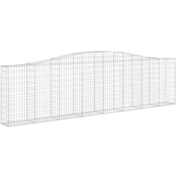 Vidaxl - Panier de gabions arqué 400x30x100/120 cm Fer galvanisé