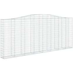Vidaxl - Panier de gabions arqué 400x30x160/180 cm Fer galvanisé