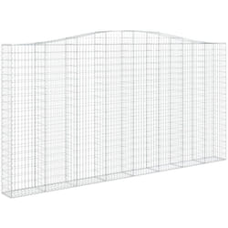 Vidaxl - Panier de gabions arqué 400x30x200/220 cm Fer galvanisé