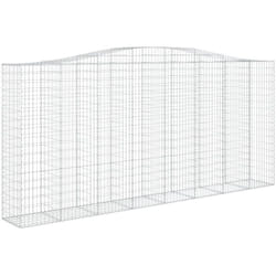 Vidaxl - Panier de gabions arqué 400x50x180/200 cm Fer galvanisé