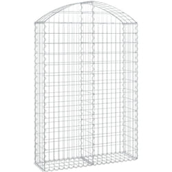 Vidaxl - Panier de gabions arqué 100x30x140/160 cm Fer galvanisé