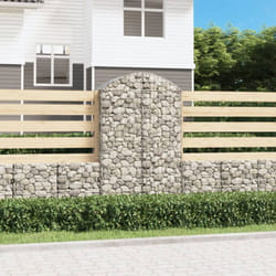 Vidaxl - Panier de gabions arqué 100x50x160/180 cm Fer galvanisé