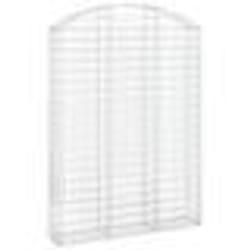 vidaXL Panier de gabions arqué 150x30x200/220 cm Fer galvanisé