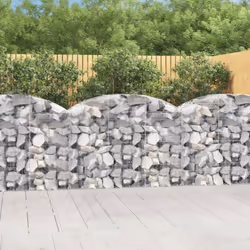 Ce panier de gabions pratique est spécialement conçu comme barrière de jardin décorative et insonorisante. Matériau durable : ...