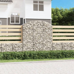 Vidaxl - Panier de gabions arqué 150x50x160/180 cm Fer galvanisé