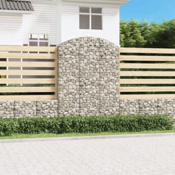 Vidaxl - Panier de gabions arqué 150x50x200/220 cm Fer galvanisé