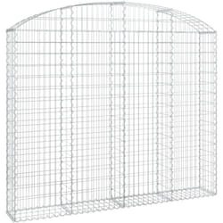 Vidaxl - Panier de gabions arqué 200x30x160/180 cm Fer galvanisé