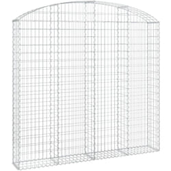 Panier de gabions arqué 200x30x180/200 cm Fer galvanisé
