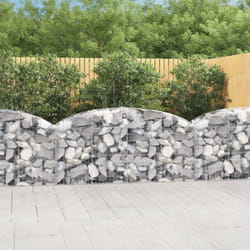 Vidaxl - Panier de gabions arqué 200x50x80/100 cm Fer galvanisé