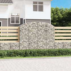 Vidaxl - Panier de gabions arqué 200x50x160/180 cm Fer galvanisé