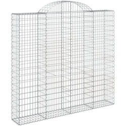 Vidaxl - Panier de gabions arqué 200x30x180/200 cm Fer galvanisé