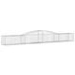 vidaXL Panier de gabions arqué 400x50x40/60 cm Fer galvanisé
