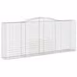vidaXL Panier de gabions arqué 400x50x160/180 cm Fer galvanisé