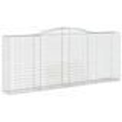 vidaXL Panier de gabions arqué 400x50x160/180 cm Fer galvanisé